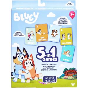 Bluey 5-In-1 Card Games