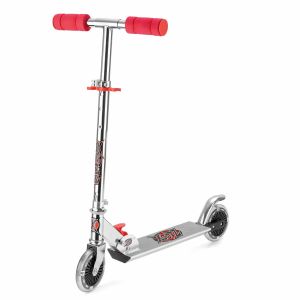 Xootz Folding Scooter with LED Wheels - Red