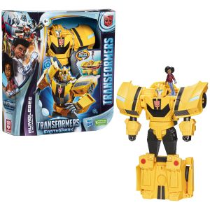 Transformers EarthSpark Spin Changer - Bumblebee and Mo Malto Figure