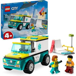 LEGO City Emergency Ambulance and Snowboarder 60403