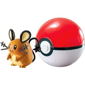 Pokemon Clip n Carry Poke Ball - Dedenne and Poke Ball Figure