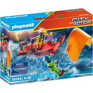 Playmobil City Action Sea Rescue: Kitesurfer Rescue with Speedboat 70144