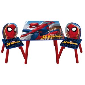 Marvel Spider-Man Wooden Table & 2 Chairs Set