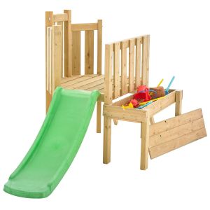 TP Forest Toddler Wooden Climbing Frame and Slide