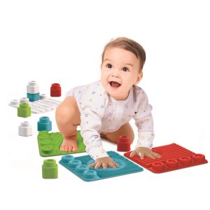 Clementoni Soft Clemmy Touch Crawl and Play - Sensory Path with Blocks