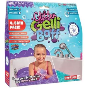 Zimpli Kids Glitter Gelli Baff Blue and Purple