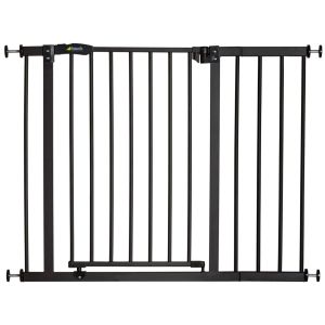 Hauck Close N Stop Safety Gate and 21cm Extension - Charcoal