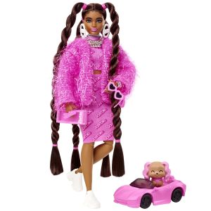 Barbie Extra Pink Glitter Jacket Doll