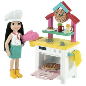 Barbie Chelsea Can Be… Pizza Chef Doll Playset