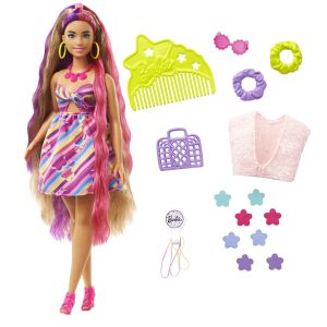 Barbie Totally Hair Flower Themed