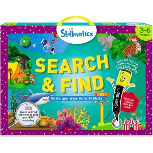 Skillmatics Search & Find Write and Wipe Activity Mats
