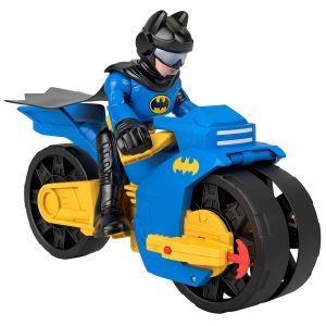 Imaginext DC Super Friends XL Batcyle & Batman Figure