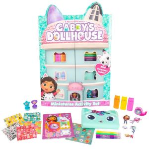 Gabby's Dollhouse Miniatures Activity Stationery Set