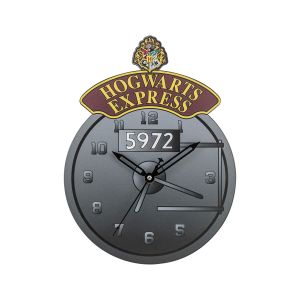 Harry Potter Black Hogwarts Express Shaped Wall Clock