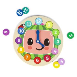 Cocomelon Wooden Learning Clock