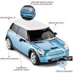 1:24 Scale Blue Mini Cooper S Radio Controlled Car