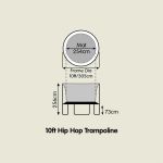 TP 10ft Hip Hop Trampoline