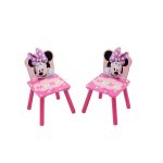Minnie Mouse Wooden Table & 2 Chairs Set