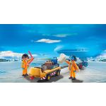 Playmobil City Action Aircraft Tug With Ground Crew 5396