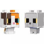 Minecraft 2-in-1 Calico Cat and British Shorthair Cat Flippin Figures