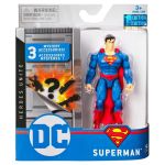 DC Comics 10cm Superman Action Figure with 3 Mystery Accessories