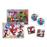 Clementoni Spidey and his Amazing Friends Edukit 4in1 Puzzle and Games Set