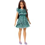 Barbie Fashionista Aqua Polka Dot Dress Doll