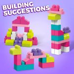 Mega Bloks 60 Pieces Pink Building Bag