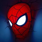 Spiderman Face 3D Wall Light