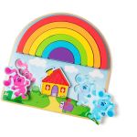 Blue's Clues & You! Wooden Rainbow Stacking Puzzle