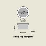 TP 12ft Hip Hop Trampoline