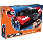 Airfix Quickbuild Bugatti 16.4 Veyron Black Red