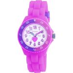 Tikkers Kids Time Teacher Pink Silicone Strap Watch