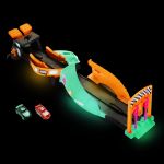 Disney and Pixar Cars Glow Racers Launch & Criss-Cross Glow Race Playset