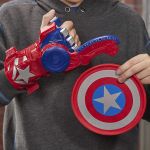 Marvel Avengers Captain America Nerf Power Moves Shield Sling