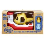 Green Toys Rescue Boat and Helicopter Bath Playset