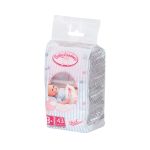 Baby Annabell 43cm Doll Nappies 5 Pack