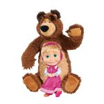 Masha and The Bear 43cm Bear Plush and 23cm Doll Set