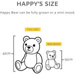 Mood Bears Happy Bear Mini Plush