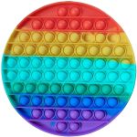 Large Rainbow Circle Push Popper