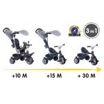 Smoby Baby Driver Comfort Grey Plus Tricycle
