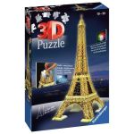 Ravensburger LED Eiffel Tower Night Edition 216 Piece 3D Puzzle