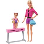 Barbie Gymnastics Coach Doll Set