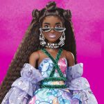 Barbie Extra Fancy Doll in Teddy-Print Gown
