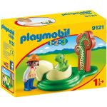 Playmobil 1.2.3 Girl With Dino Egg 9121