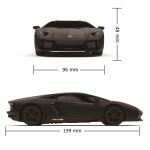 1:24 Scale RC Lamborghini Aventador Black