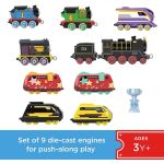 Thomas & Friends Sodor Cup Racers Push Along Metal Engines 9 Pack