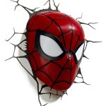Spiderman Face 3D Wall Light