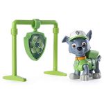 Paw Patrol Action Pack Pup & Badge Rocky Pull Back Up