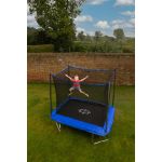 Sportspower 8ft x 6ft Bounce Pro Rectangular Trampoline with Enclosure